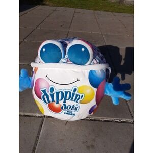 Rare NWT Goffa Dippin' Dots Ice Cream Cotton Candy Cup Pillow Plush 10 1/2" Tall